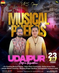 Enchanting Musical Phere Wedding, Musical Pheras Ceremony Cost, Price Udaipur Enchanting Musical Phere Wedding, Musical Pheras Ceremony Cost, Price Udaipur
